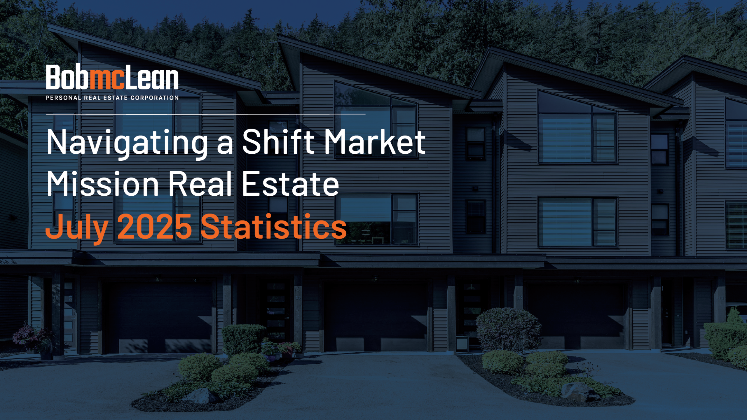 Mission Real Estate Statistics July 2025: Chart showing sales, listings, and benchmark prices for detached homes, townhomes, and apartments."