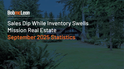 Fraser Valley real estate market update September 2025 showing house photos and key statistics.